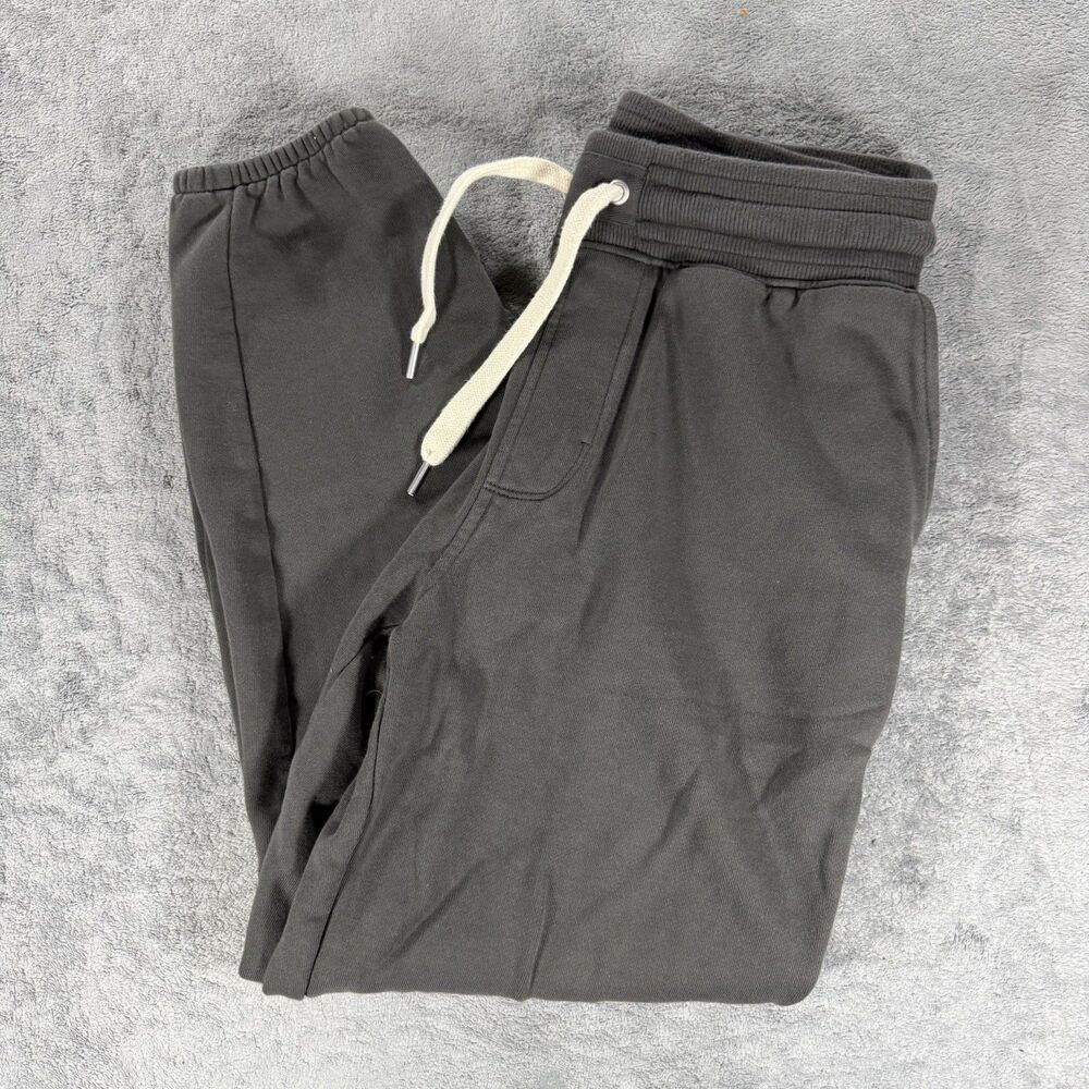 Outerknown Second Spin Tapered Organic Cotton-Blend Jersey Sweatpants Gray Small